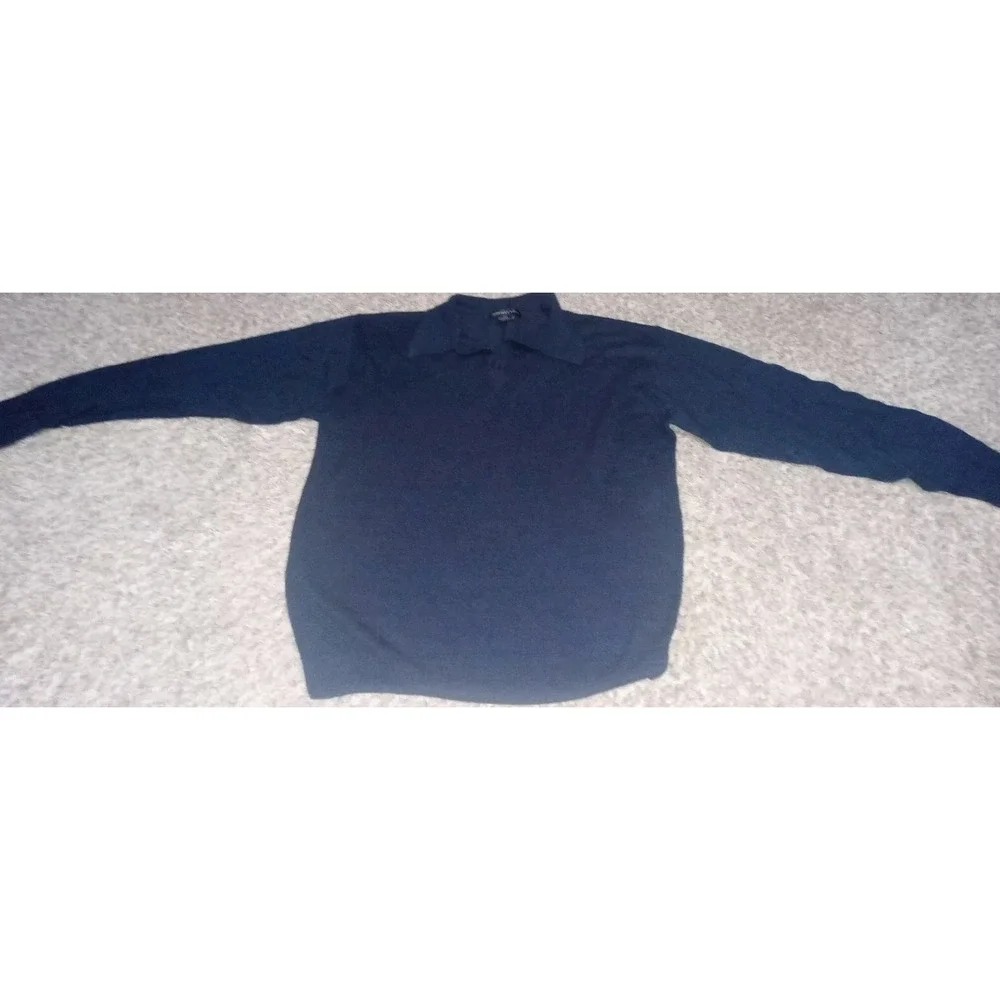 Men's Geoffrey Beene Sweater Sweatshirt Size XL Color Blue Designer Business Dad
